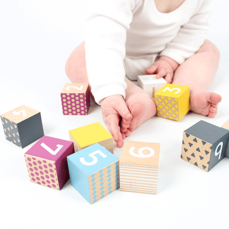 100% FSC Certified Wooden Number Blocks