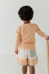 Boy's Long Sleeve Rash Guard Swim Shirt