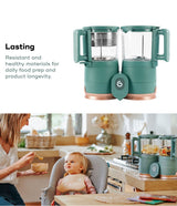 Baby Food Maker + 4 Glass Food Containers