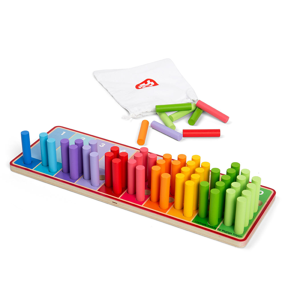 Rainbow Counting Sticks