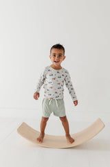 Boy's Long Sleeve Rash Guard Swim Shirt