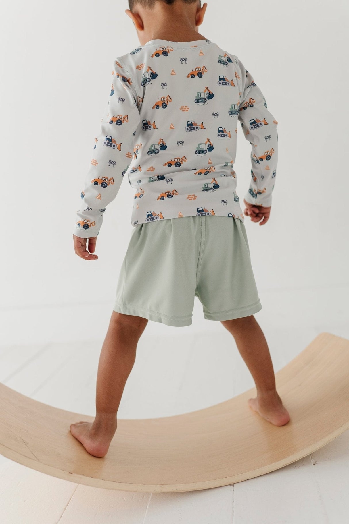 Boy's Long Sleeve Rash Guard Swim Shirt