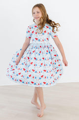 Proudly Patriotic S/S Pocket Twirl Dress