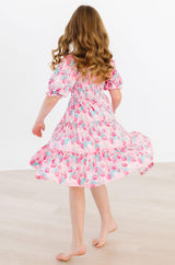 Strawberry Shortcake Smocked Ruffle Dress