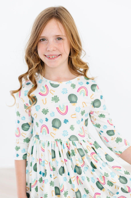 Luck of the Irish Pocket Twirl Dress