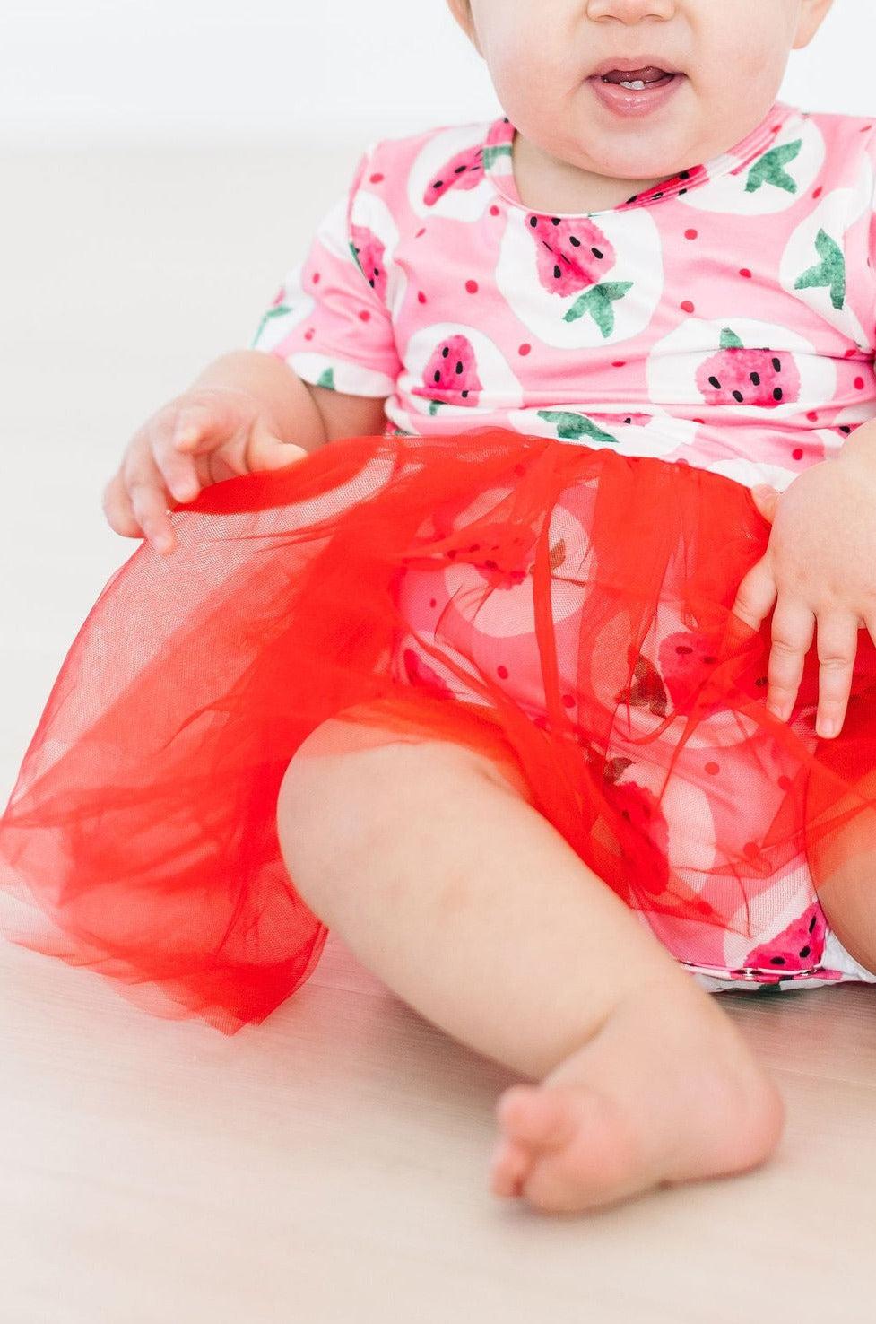 Strawberry Fields Tutu Bodysuit