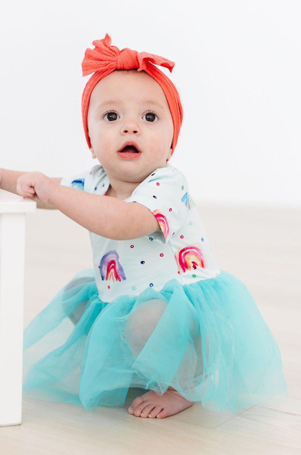 Rainbow Grooves Tutu Bodysuit