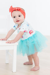 Rainbow Grooves Tutu Bodysuit