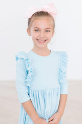 Bluebird 3/4 Ruffle Twirl Dress