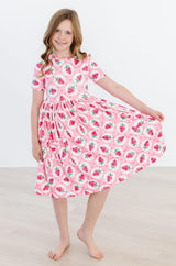 Strawberry Fields S/S Pocket Twirl Dress