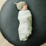 Sage Bamboo Stretch Swaddle - HoneyBug 