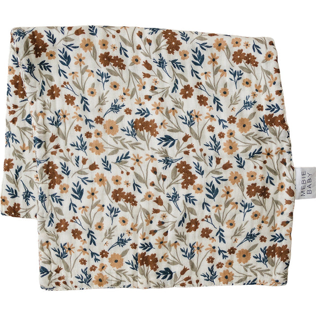 Harvest Floral Muslin Burp Cloth - HoneyBug 