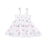Baby Golf Carts Pink - Smocked Top with Bloomer