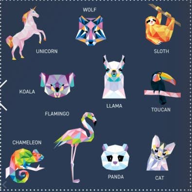 Activity Book - My Sticker Paintings: Cool Animals - HoneyBug 