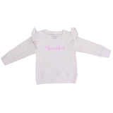 Ruffle Sweatshirt - Thankful