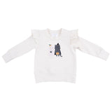 Trick or Treat Ruffle Sweatshirt - HoneyBug 
