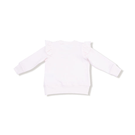 Bow Ruffle Sweatshirt - HoneyBug 