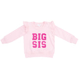 Ruffle Sweatshirt - Sibling Big Sis - HoneyBug 