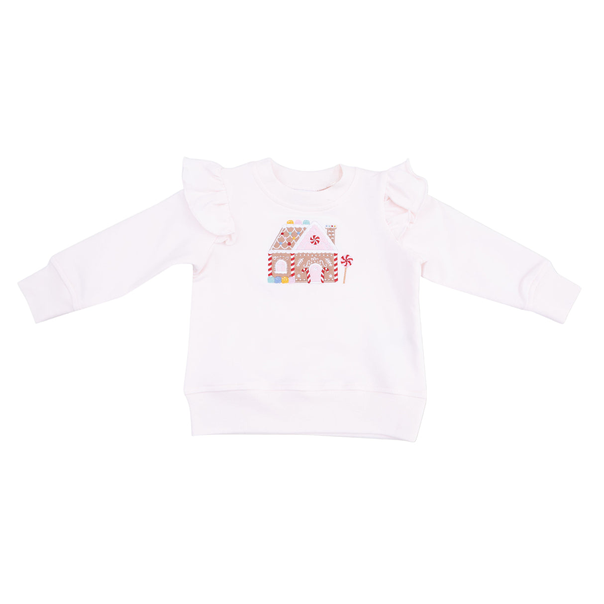 Gingerbread - Ruffle Sweatshirt - HoneyBug 