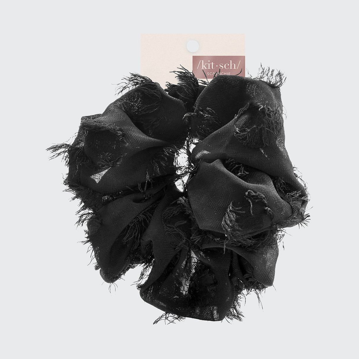 Brunch Scrunchie - Frayed Black