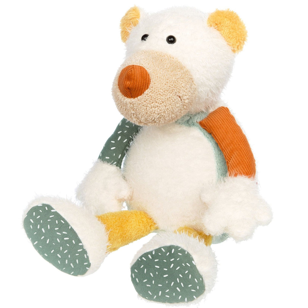 Patchwork Polar Bear Plush Toy