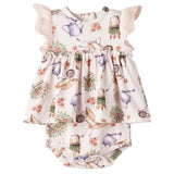 Sweet Garden Skirted Bodysuit – Bamboo Baby Outfit