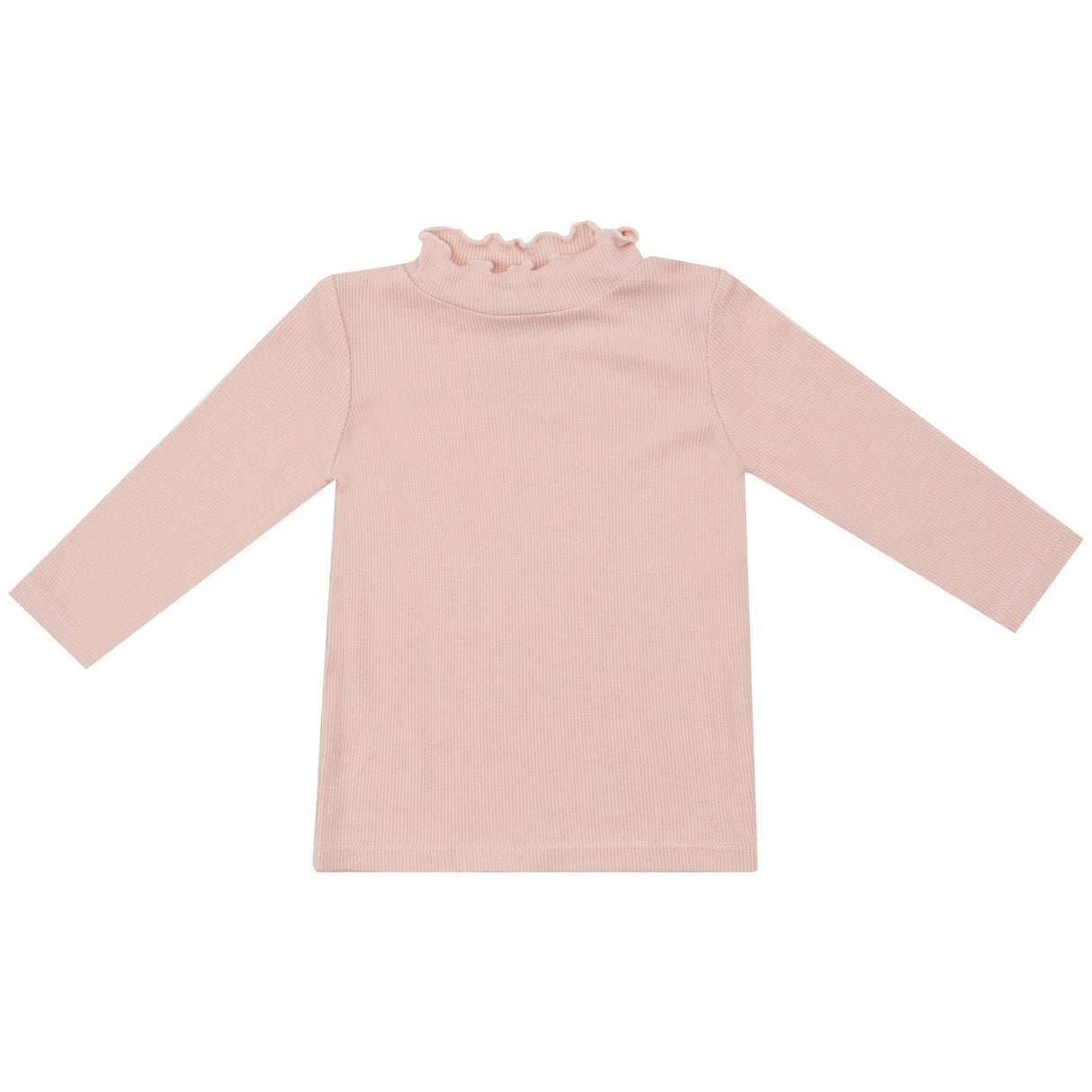 L/S Mock Turtle Neck - Solid Pale Blush