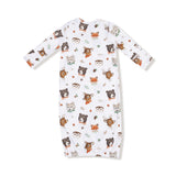 Lap Shoulder Gown - HoneyBug 