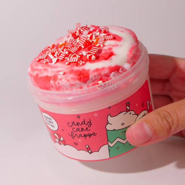 Candy Cane Frappe - Christmas Slime - HoneyBug 