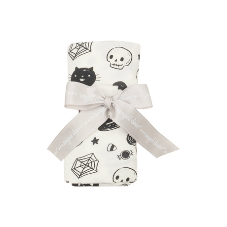 Swaddle Blanket - Black And White Halloween