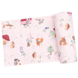 Swaddle Blanket - Cute Animal Campers