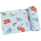 Swaddle Blanket - Rescue Vehicle Dogs