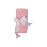 Swaddle Blanket - Solid Bridal Rose