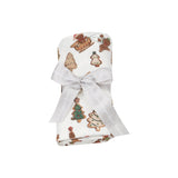 Swaddle Blanket - Gingerbread Sleigh Ride