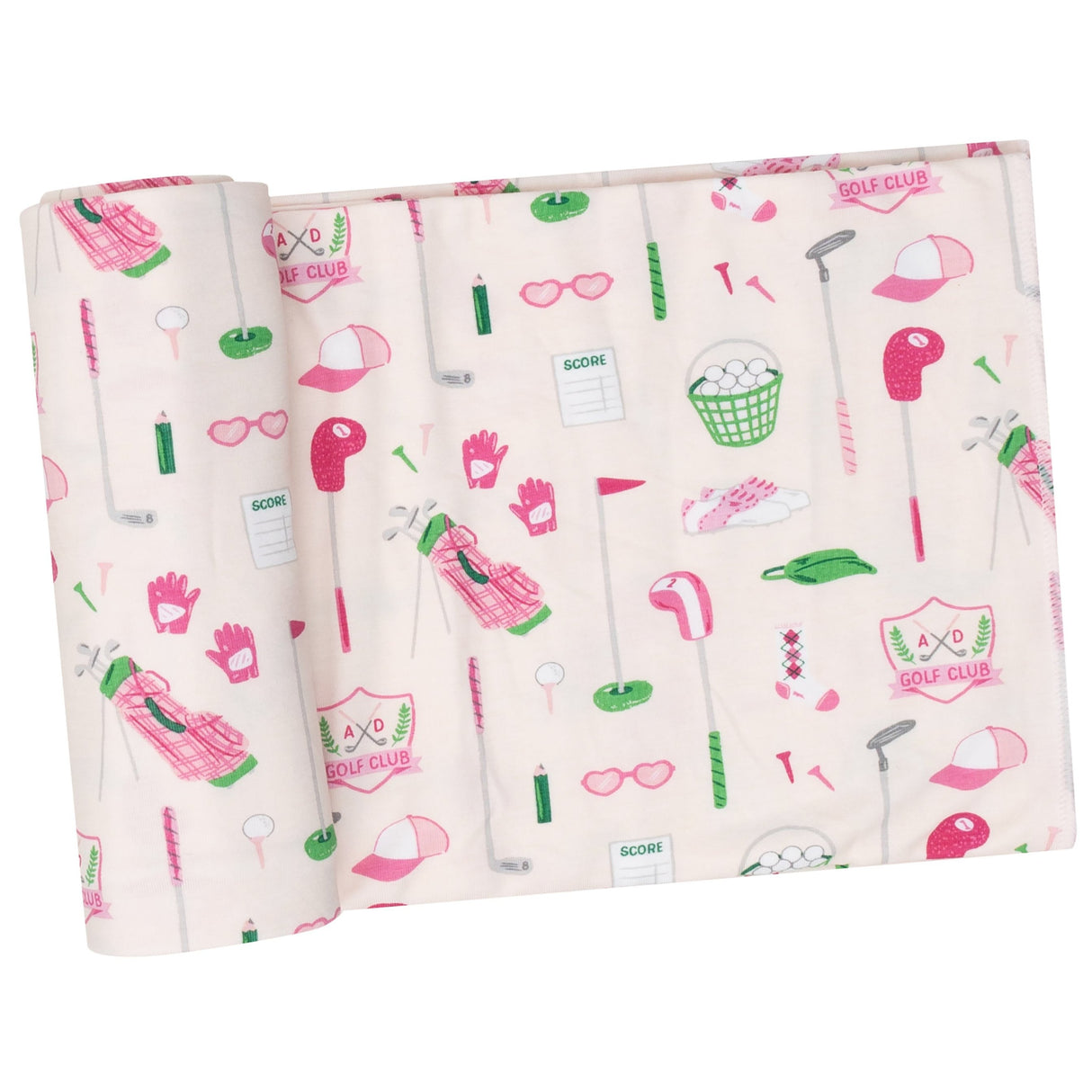 Swaddle Blanket - Golf Club Pink