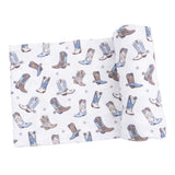 Cowboy Boots - Swaddle Blanket