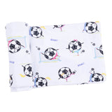 Soccer Balls Playing Soccer Pink - Swaddle Blanket