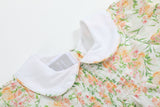 Floral Smocked Collared Dress
