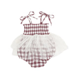 Tutu Bubble - Gingham Plum