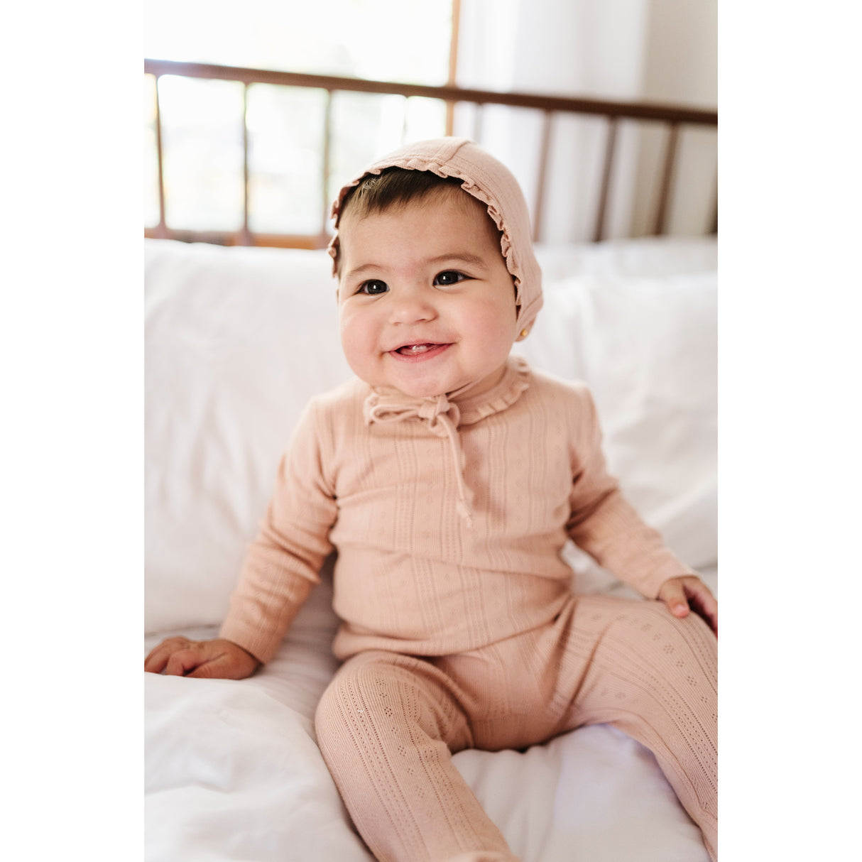 Pointelle Collection-Deluxe Take Me Home Sets - HoneyBug 