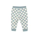 Hoodie And Jogger - Checkerboard Gray Mist