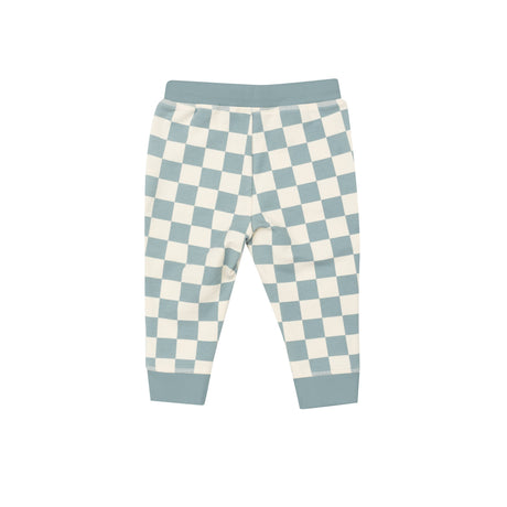 Hoodie And Jogger - Checkerboard Gray Mist