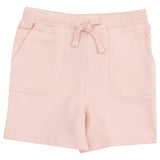 Everyday Shorts + Front Patch Pockets - French Terry Solid Pink