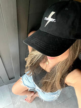 Mother Strong Embroidered Dad Hat - Black - HoneyBug 