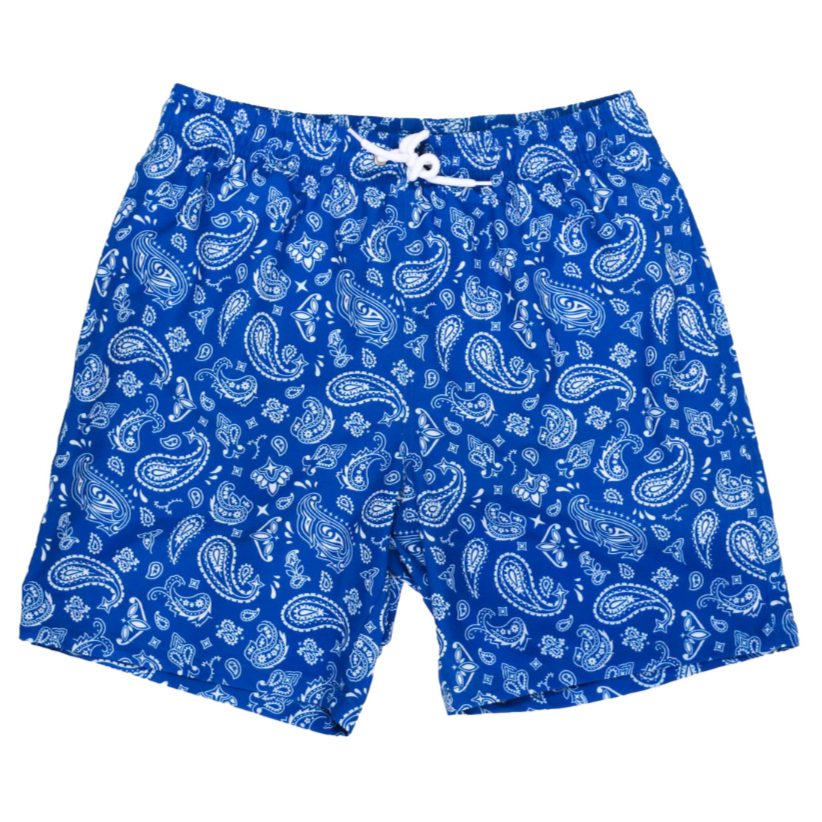 Blue Glory Trunks MENS (built in boxer briefs) - HoneyBug 