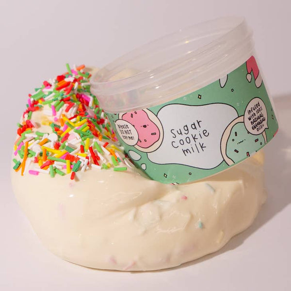 Sugar Cookie Milk - Christmas Slime - HoneyBug 