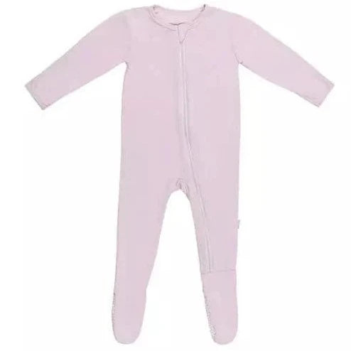 Lavender Zippered Footie - HoneyBug 