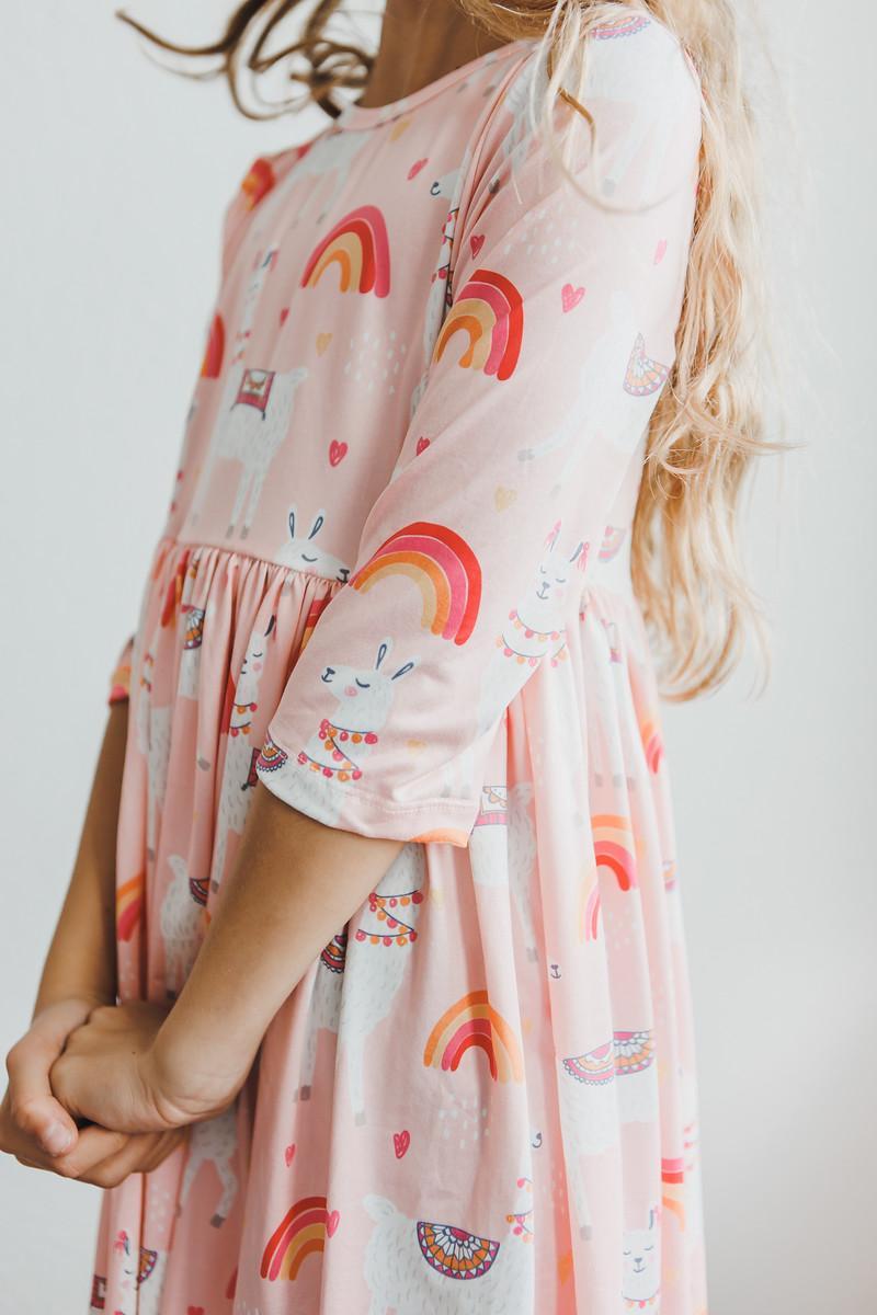 Llama Love Twirl Dress