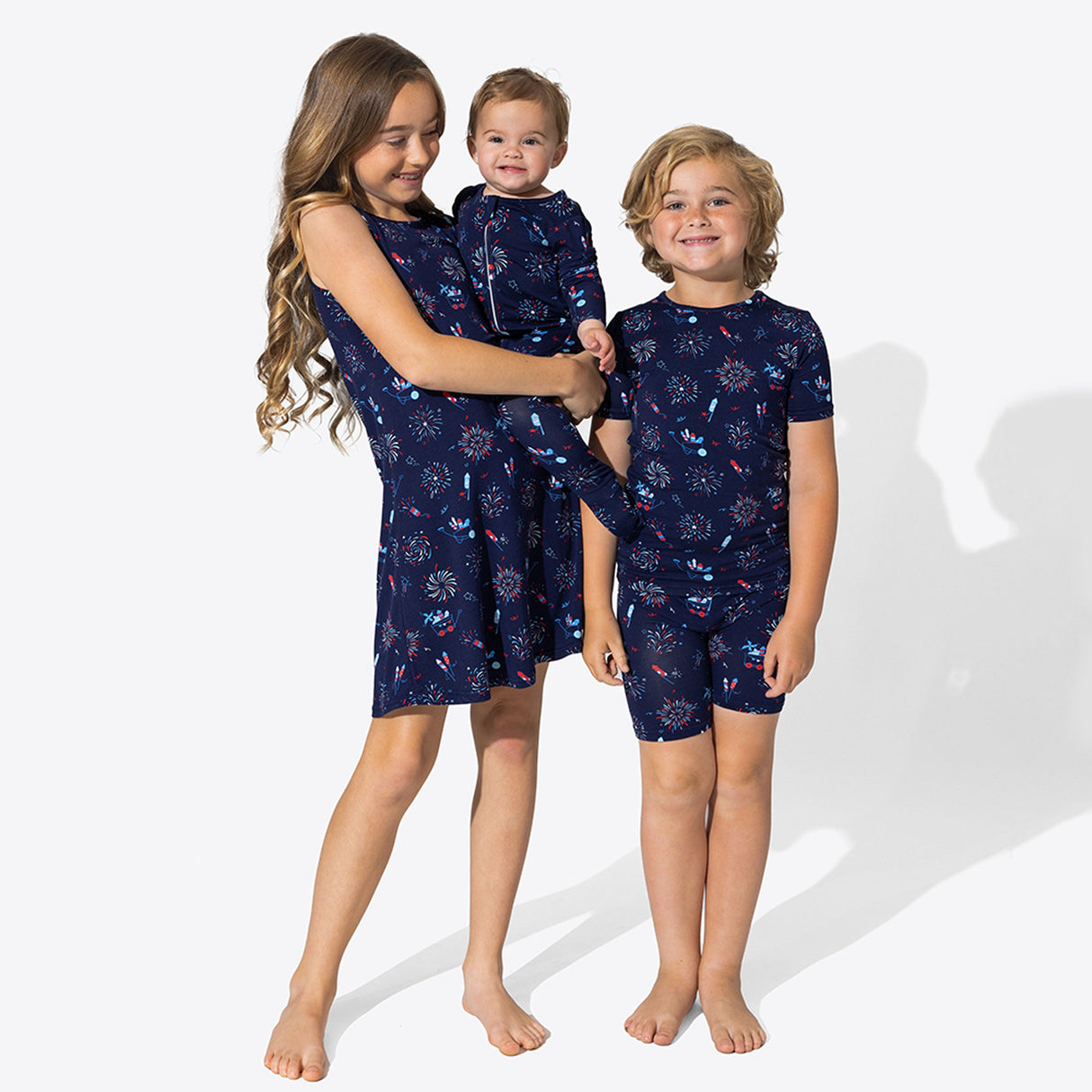 Fireworks Bamboo Convertible Footie - HoneyBug 