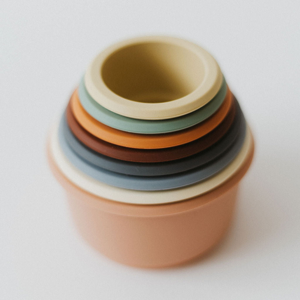 Silicone Cup stacking toy/Stacking toy